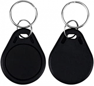 RFID TAG NFC CHIAVE PORTACHIAVI  Keyfobs 13.56 MHz ATF - NERO