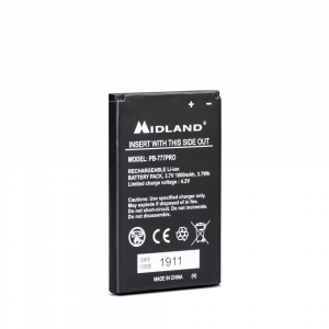 MIDLAND BATTERIA ricaricabile Li-Ion 1000mAh PER 777 PRO