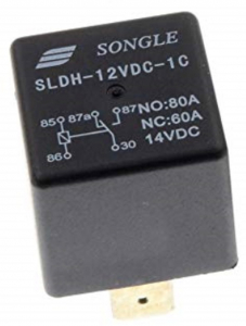 RELÈ DI POTENZA SONGLE 12VDC 80A 60A 5pin SPDT SLDH-12VDC-1C