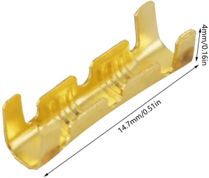 CONTATTO DI GIUNZIONE A CRIMPARE IN OTTONE PER CAVI DA 0,5-1,5mm2