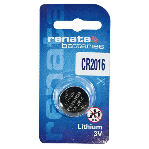 BATTERIA BOTTONE CR2016 LITIO 3V 90mAh RENATA