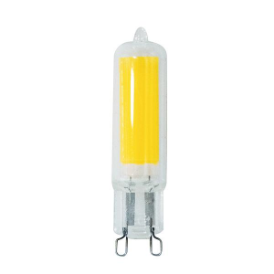 LAMPADA LED G9, 3,8W, Vetro, FA180°, 4000K, 220Vac, LM450, RA 80, 14*58mm