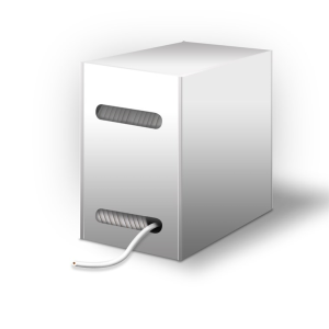 CAVO LAN ETHERNET RJ45 CAT6 U/UTP CCA AWG24/7 BOBINA DA 305MT