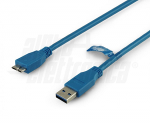 Cavo da spina USB 3.0 tipo "A" a spina MICRO USB tipo "B" - 2MT - BLU