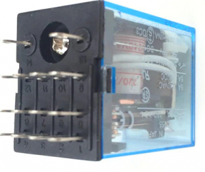 RELE' DPDT 4 VIE 16 PIN 220VAC 5A SOKET 4 NO 4 NC