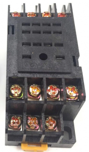 ZOCCOLO PER RELE' SOCKET BASE DIN GUIDA DIN 16 PIN