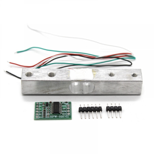 CELLA DI CARICO + MODULO HX711 1Kg