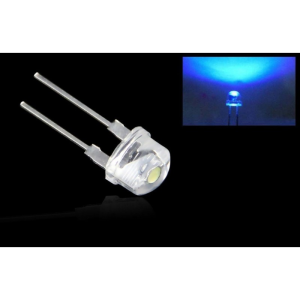 DIODO LED 5MM ALTA LUMINOSITA' BLU 2,8V