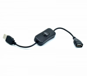CAVO PROLUNGA USB CON INTERRUTTORE ON-OFF 0,28MT