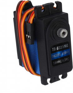 SERVOMOTORE DIGITALE METALGEAR 25KG 180° INGRANAGGI METALLO CUSCINETTI SFERA