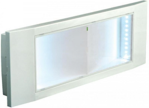 LAMPADA DI EMERGENZA DA INCASSO 11W 6H ORE SE8P COD.1499 8106/11 SE8P LED 125810632 292X102X55,5mm BEGHELLI