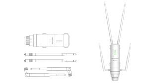 WAVLINK AERIAL HD4 AC1200 RIPETITORE WIFI DA ESTERNO DUAL BAND POE ALTA POTENZA