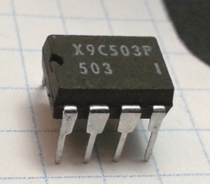 X9C503P INTEGRATO POTENZIOMETRO DIGITALE 50K 100TAP 8DIP