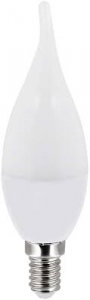 LAMPADA LED CANDELA FIAMMA CF35 ST, E14, 4.5W, FA300°, 6500K, 220Vac, LM470, RA 80, 35*126mm