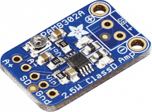 MODULO MINI AMPLIFICATORE DIGITALE CLASSE D MONO 2,5W 4-8 OHM 5V PAM8302A