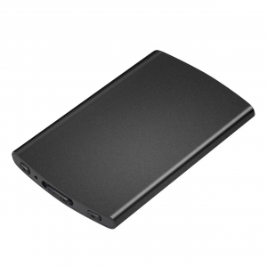 REGISTRATORE VOCALE DIGITALE ULTRA SOTTILE 64GB NERO MP3