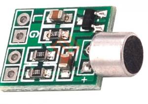 MODULO PREAMPLIFICATORE ELECTRET MIKE CON CAPSULA MICROFONICA 2,5-9V