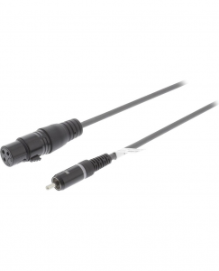 CAVO AUDIO XLR FEMMINA RCA MASCHIO 5mt SWEEX