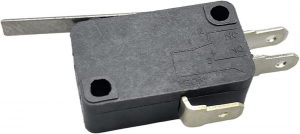 MICROSWITCH DEVIATORE INTERRUTTORE 5A 250VAC CON LEVA LUNGA 27mm