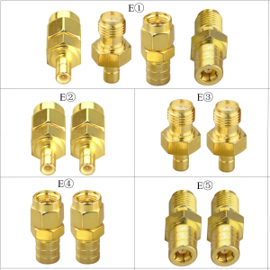 ADATTATORE COASSIALE RF E1 SMA MASCHIO A SMB MASCHIO