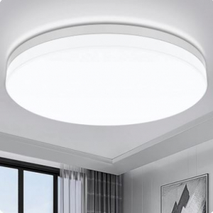 PLAFONIERA LED TONDA PLASTICA 48W 6500K LUCE FREDDA ?30cm