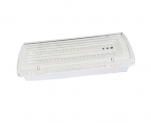 LAMPADA DI EMERGENZA LED INCASSO PARETE AUTONOMIA 3H 4W 6500K IP40 220AC