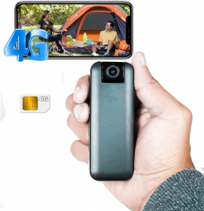 TELECAMERA SIM 4G 5MPX RICARICABILE ORIENTABILE PIR VISIONE NOTTURNA SENSORE DI MOVIMENTO MAX 128GB