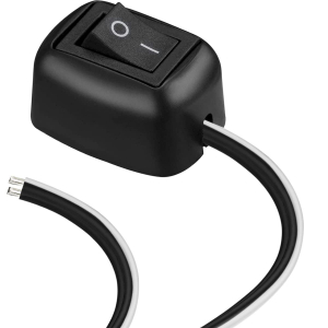 INTERRUTTORE ON/OFF ADESIVO CON CAVO 60CM 12VDC 10A