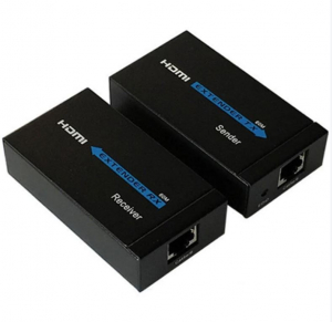 HDMI EXTENDER CAT5E CAT6 PORTATA 60MT 4K 3D 5VDC