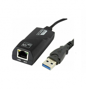 ADATTATORE DA USB/A A LAN RJ45 CON LED