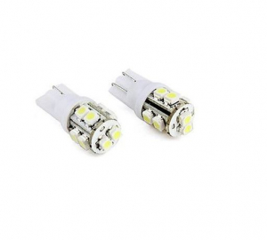 LAMPADINA LED T10 W5W 10SMD 12VDC 6000K
