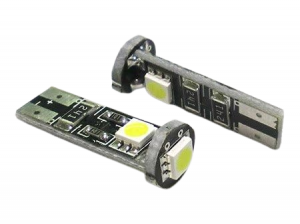 LAMPADINA LED T10 W5W 3SMD 26X10MM 12VDC 6000K