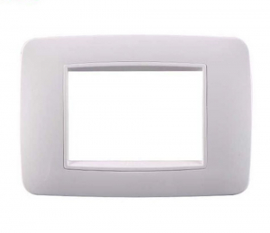 PLACCA BIANCA IN PLASTICA 3 POSTI 503 BTICINO LIVING