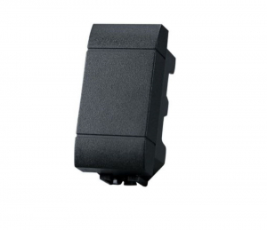 FRUTTO TAPPO COPRIFORO NERO BTICINO LIVING