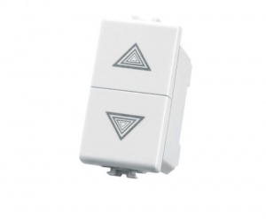 FRUTTO DOPPIO PULSANTE BIANCO 250VAC 16A BTICINO MATIX