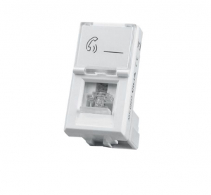 FRUTTO PRESA TELEFONICA BIANCO RJ11 BTICINO MATIX
