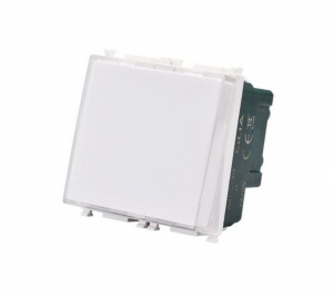 FRUTTO PULSANTE PORTANOME BIANCO 250VAC 16A VIMAR