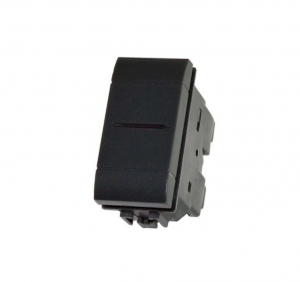 FRUTTO INTERRUTTORE ASSIALE NERO 250VAC 16A BTICINO LIVING