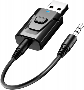 RICEVITORE TRASMETTITORE BLUETOOTH 5.0 USB 3,5MM PER AUTO TV IMPIANTI AUDIO