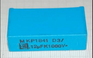 CONDENSATORE POLIPROPILENE 0,12uF 120nF 1000V 10% MKP ERO