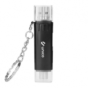 LETTORE MEMORY CARD OTG USB/A+MICROSD USB/A+TYPE-C