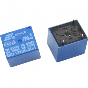 RELE' DI POTENZA SONGLE 12VDC 10A 4pin SPDT CONTATTO NO
