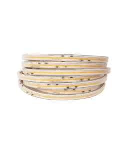 STRISCIA LED COB DA ESTERNO IP65 220VAC 10W-788LM/mt 6500K LUCE FREDDA H=10mm TAGLIO=10mm AL METRO