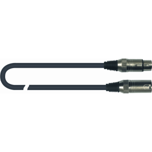 CAVO DIGITALE DMX 120OHM XLR MASCHIO XLR FEMMINA 5mt QUIK LOK