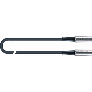 CAVO MIDI CONNETTORE DIN 5 POLI IN METALLO 4,5MT QUIK LOK
