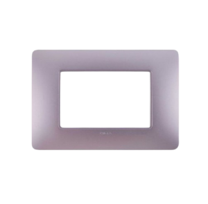PLACCA ARGENTO IN PLASTICA 3 POSTI 503 BTICINO MATIX