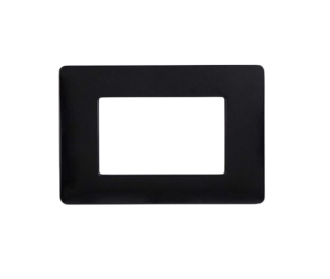 PLACCA NERA IN PLASTICA 3 POSTI 503 BTICINO MATIX
