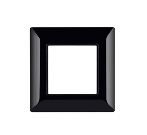 PLACCA NERA IN PLASTICA 2 POSTI VIMAR