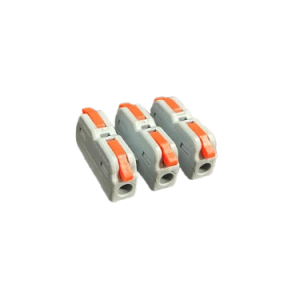 MORSETTO SERRACAVO RAPIDO 3 POLI SEPARATI PASSANTE 0,08-4mm²  400V 32A