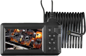 ENDOSCOPIO RICARICABILE 10MT DOPPIA TELECAMERA 1080p DISPLAY 4,3" IP67